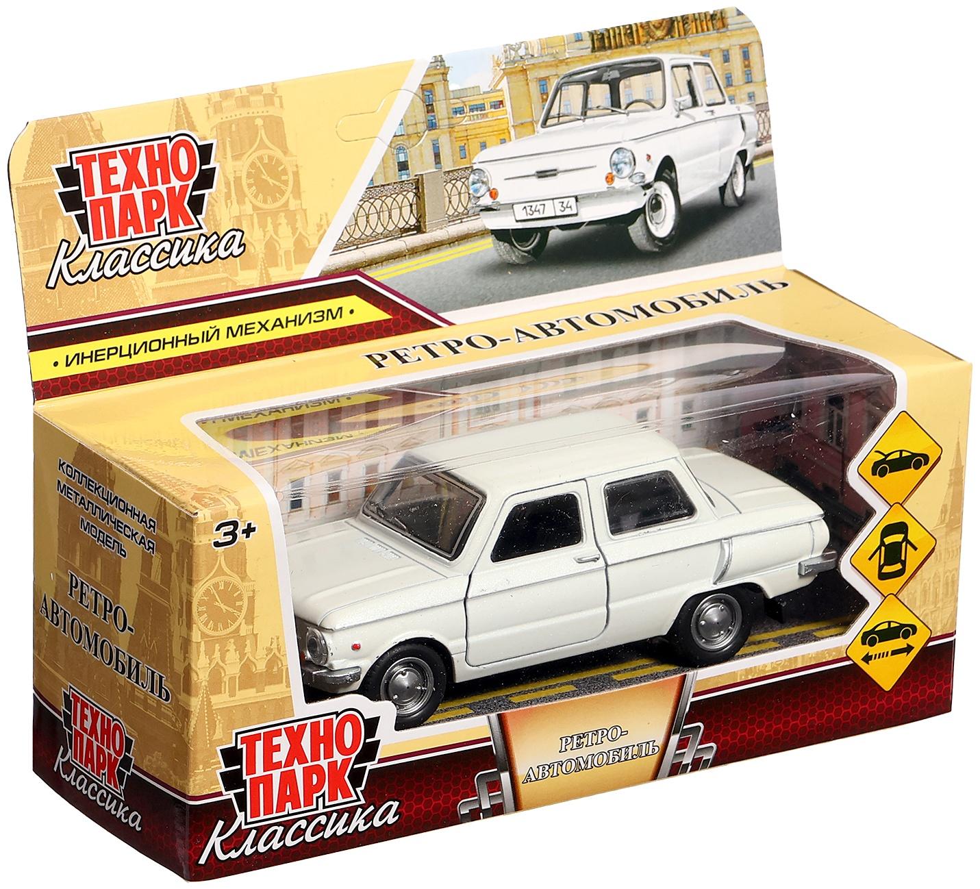 Машина металлическая «Запорожец», инерция, 12 см, белый