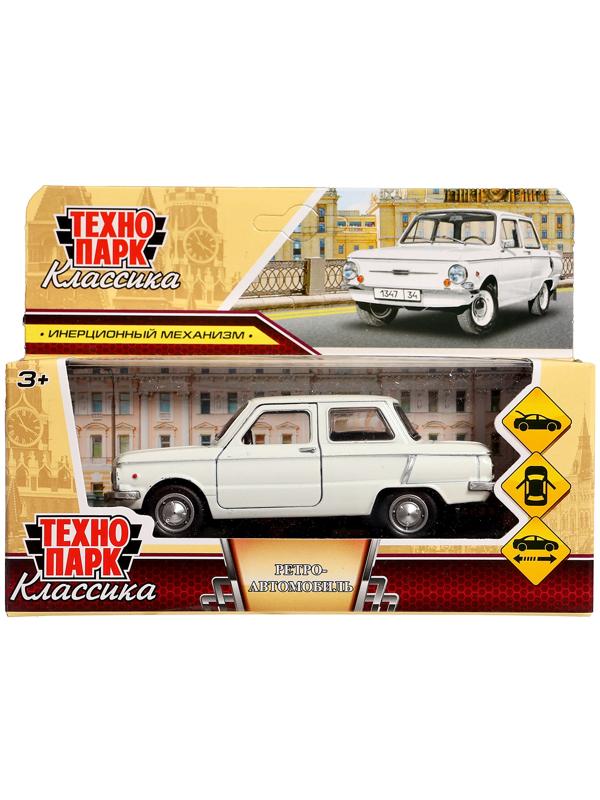 Машина металлическая «Запорожец», инерция, 12 см, белый