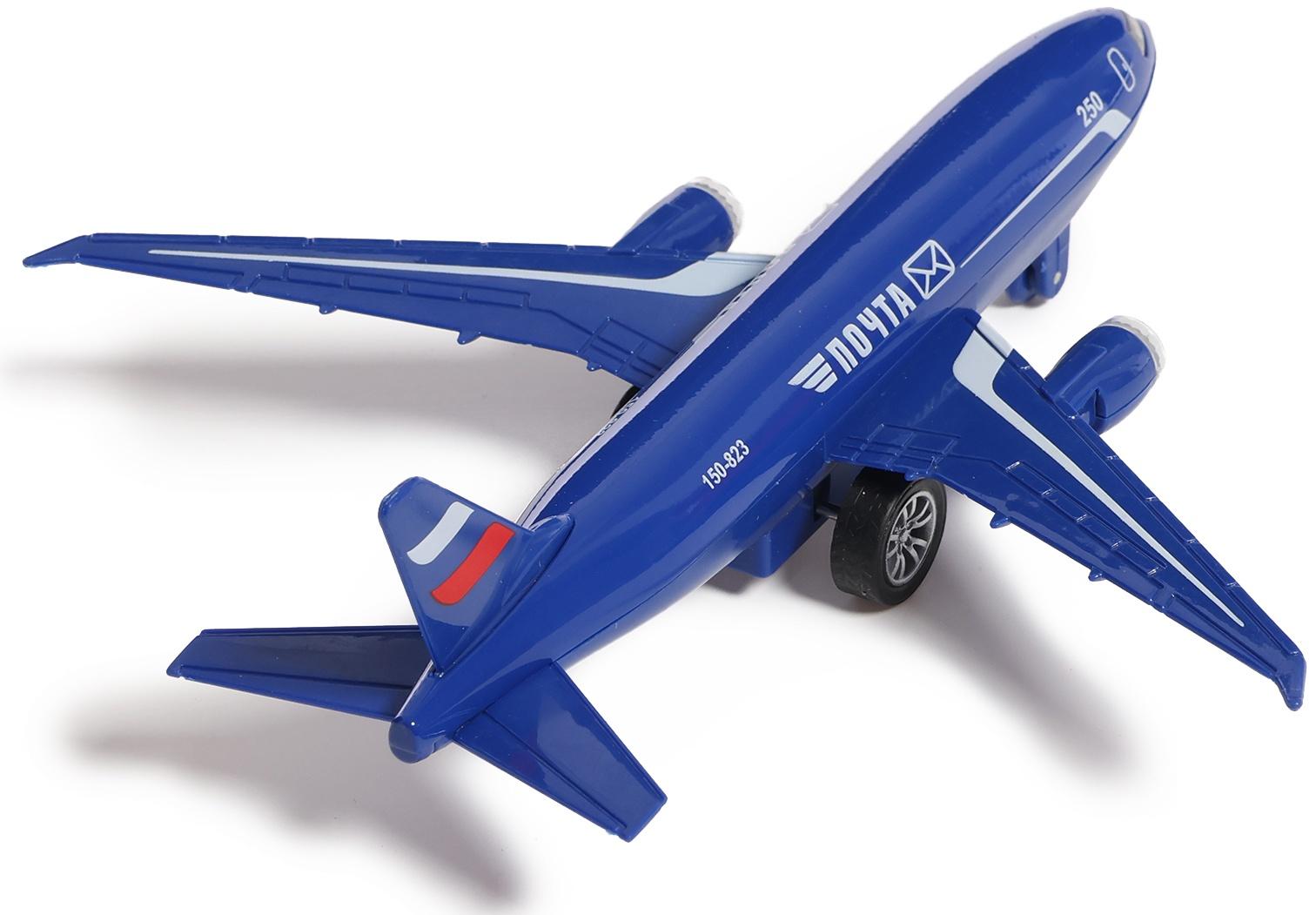 Металлическая модель самолёта «Почта», инерция, 18,5 см