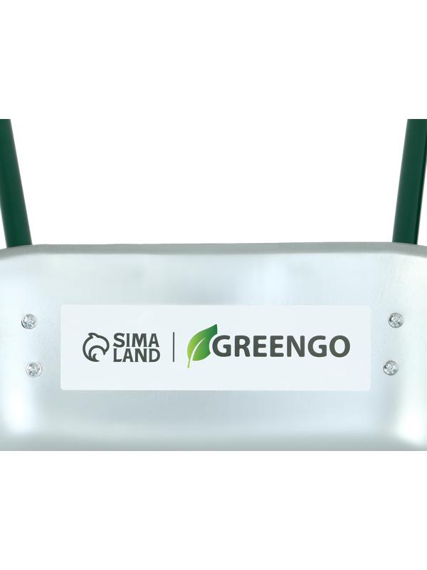 Тачка садовая Greengo, одноколёсная: груз/п 120 кг, объём 65 л