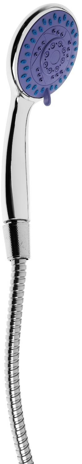 Смеситель для душа ZEIN Z3725, двухвентильный, лейка 3 режима, шланг 150 см, хром