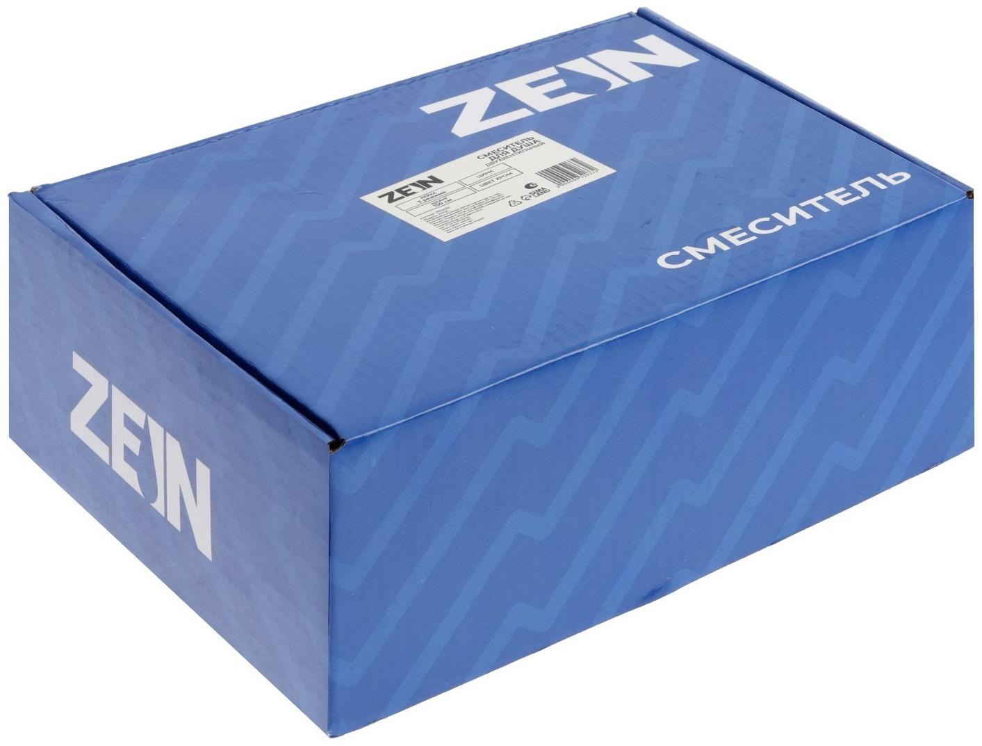 Смеситель для душа ZEIN Z3725, двухвентильный, лейка 3 режима, шланг 150 см, хром