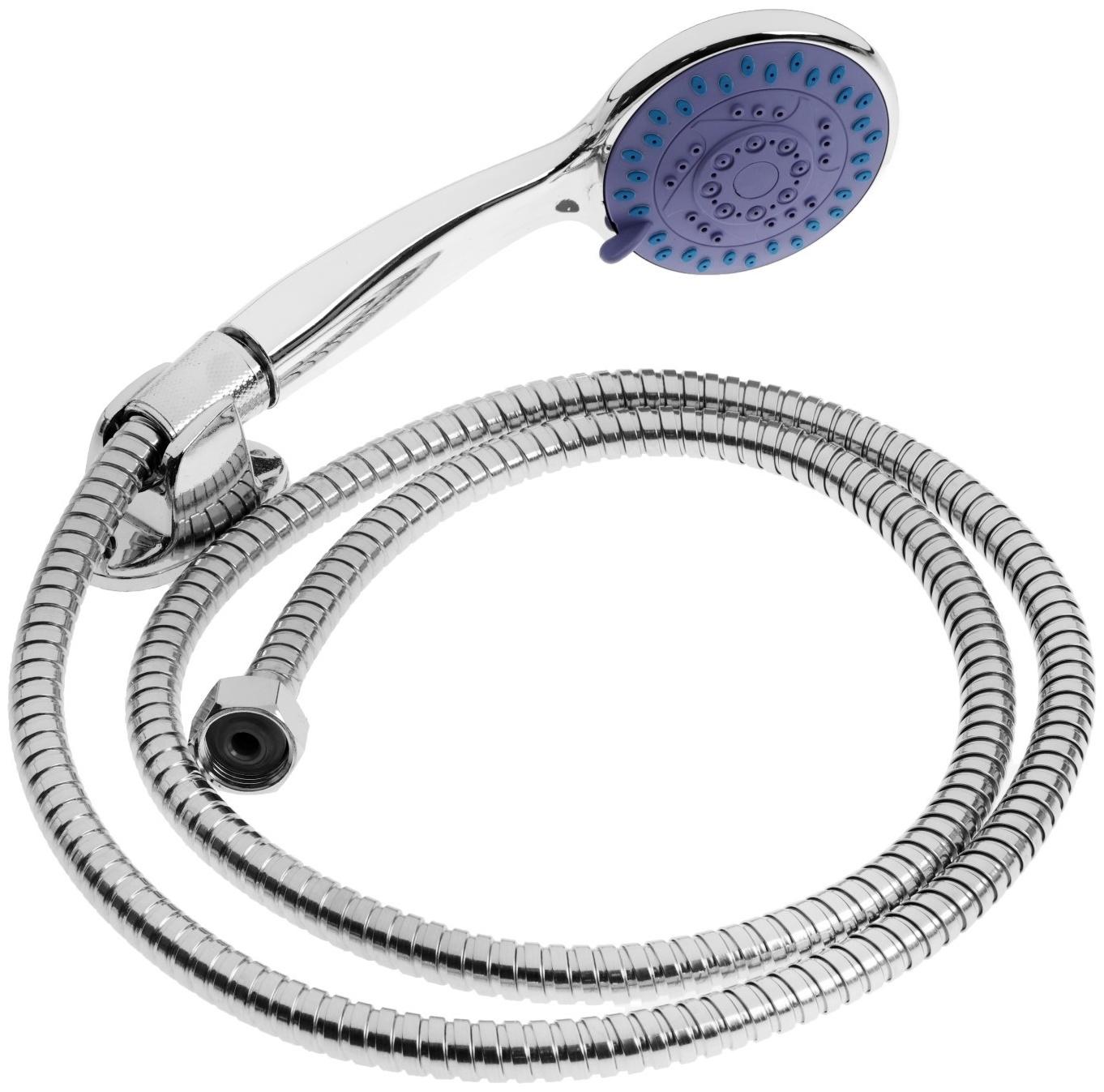 Смеситель для душа ZEIN Z3725, двухвентильный, лейка 3 режима, шланг 150 см, хром