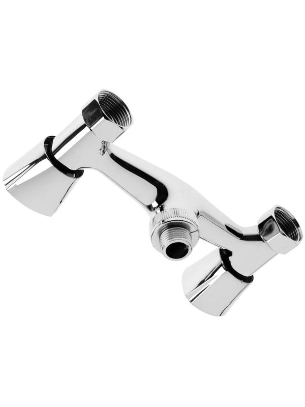 Смеситель для душа ZEIN Z3725, двухвентильный, лейка 3 режима, шланг 150 см, хром