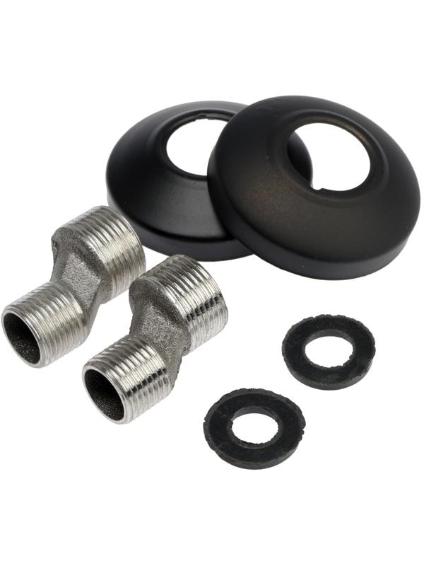 Смеситель для душа ZEIN Z3844, однорычажный, душевой набор, лейка 5 режимов, черный