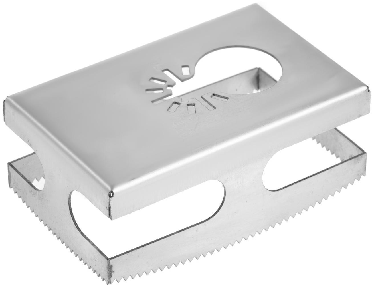 Насадка для МФИ ТУНДРА, прямоугольный резак для гипсокартона, дерева, 95х60х40 мм