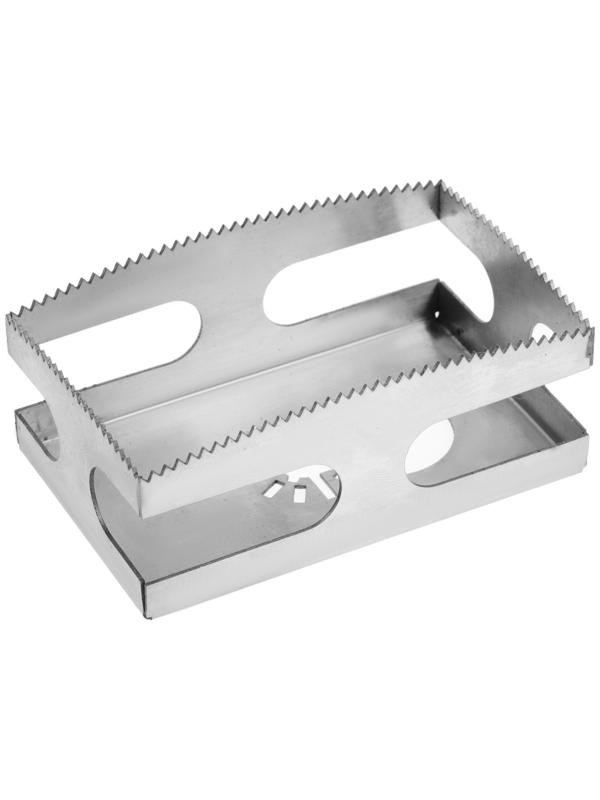 Насадка для МФИ ТУНДРА, прямоугольный резак для гипсокартона, дерева, 95х60х40 мм