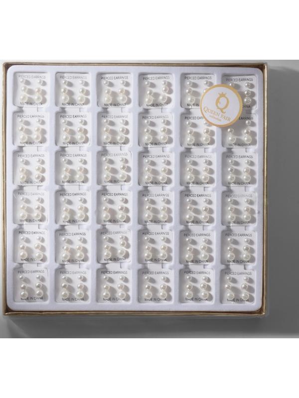 Пусеты в коробке 108 пар 