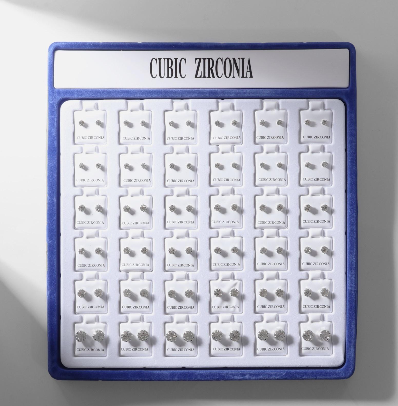 Пусеты в коробке 36 пар 