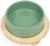 Миска керамическая на подставке 450 мл 13 х 5 см, серозеленая