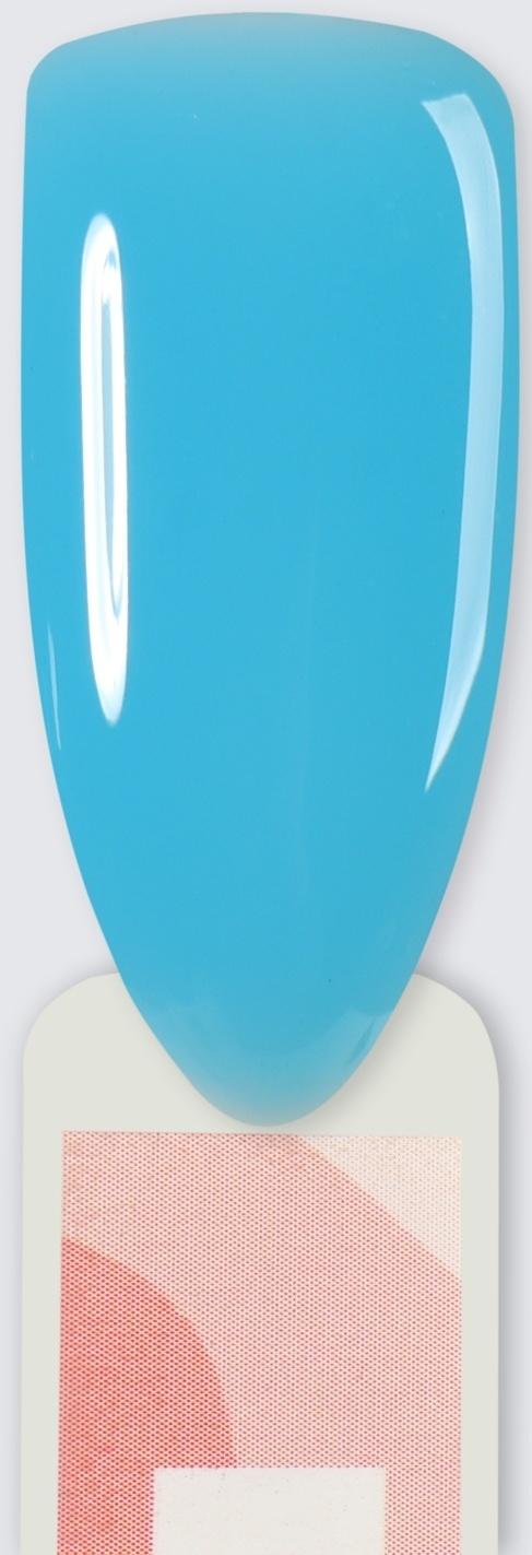 Полигель для наращивания, 3-х фазный, 15 мл, LED/UV, цвет неоново-голубой