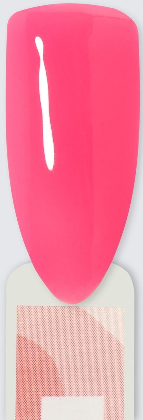 Полигель для наращивания, 3-х фазный, 15 мл, LED/UV, цвет неоново-розовый