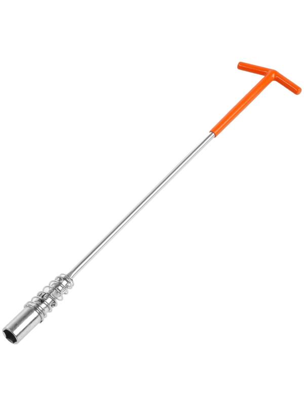 Ключ свечной ЕРМАК 736-240, карданный, с резиновой вставкой, 16 х 500 мм