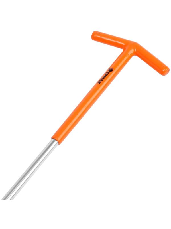 Ключ свечной ЕРМАК 736-240, карданный, с резиновой вставкой, 16 х 500 мм