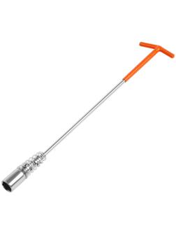 Ключ свечной ЕРМАК 736-241, карданный, с резиновой вставкой, 21 х 500 мм