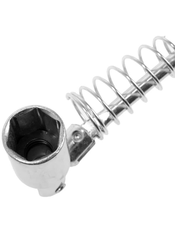 Ключ свечной ЕРМАК 736-241, карданный, с резиновой вставкой, 21 х 500 мм