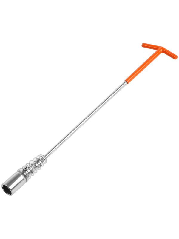 Ключ свечной ЕРМАК 736-241, карданный, с резиновой вставкой, 21 х 500 мм