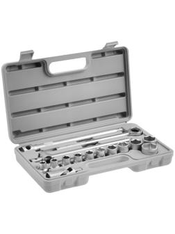 Набор торцевых головок ЕРМАК 736-498, с воротками, 1/2