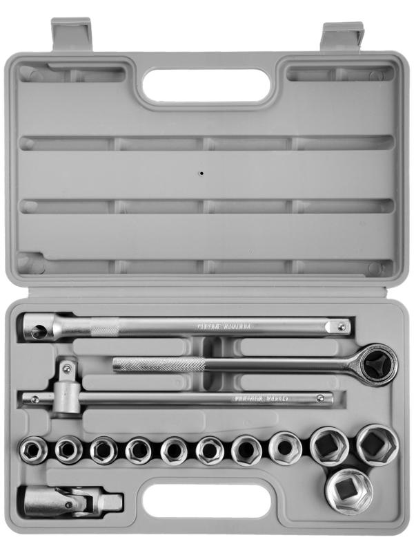 Набор торцевых головок ЕРМАК 736-498, с воротками, 1/2