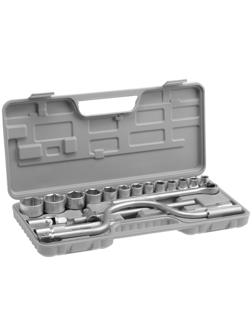 Набор торцевых головок ЕРМАК 736-566, с воротками, 1/2