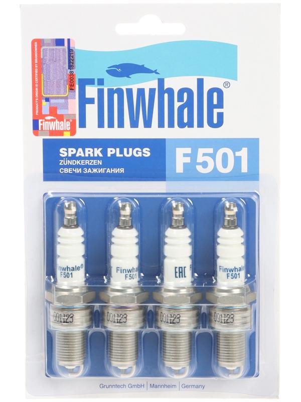 Свечи зажигания Finwhale F501 2101-07, набор 4 шт