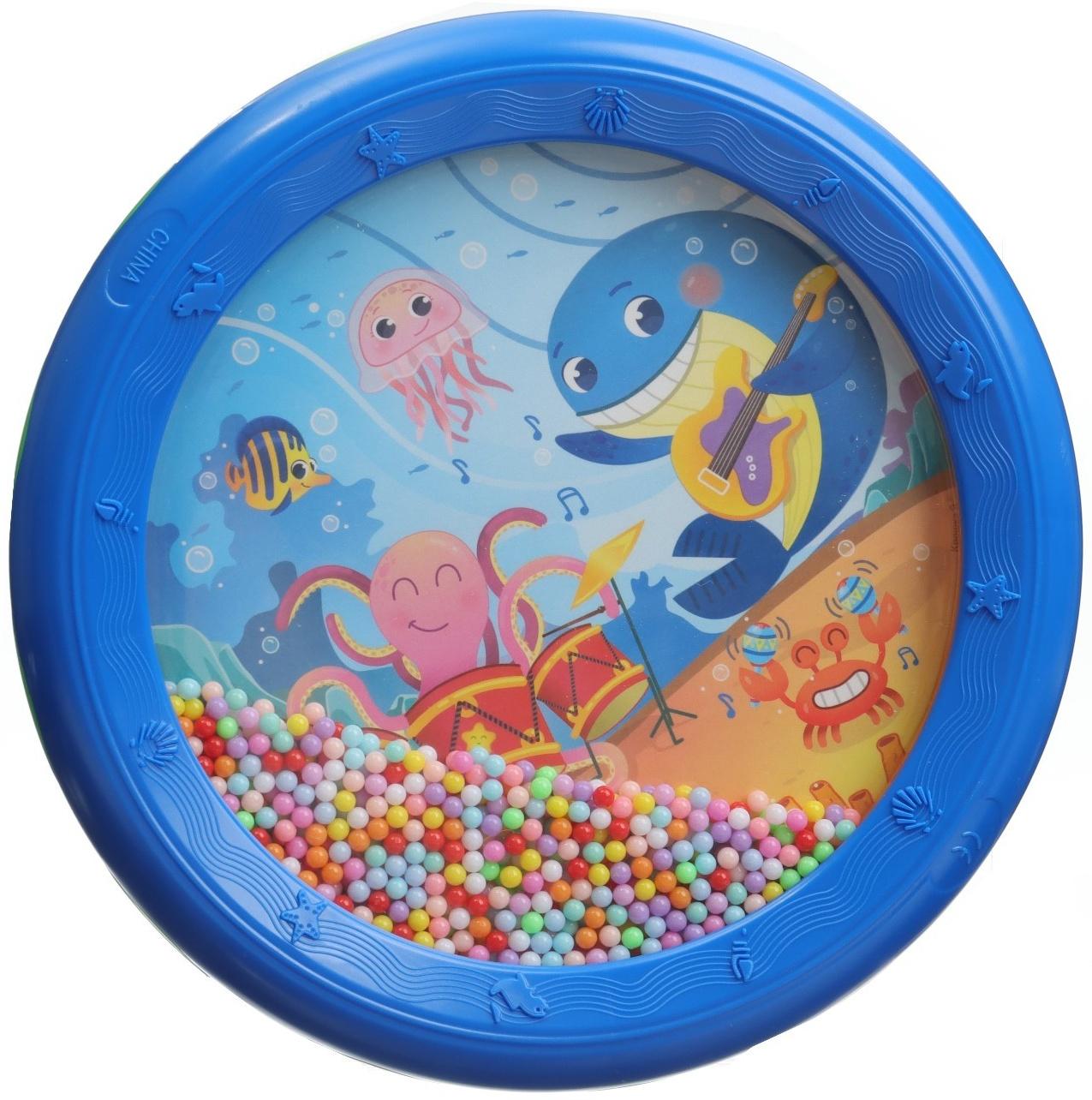 Погремушка «Барабан», 18 см, шум дождя, цвет МИКС, Крошка Я