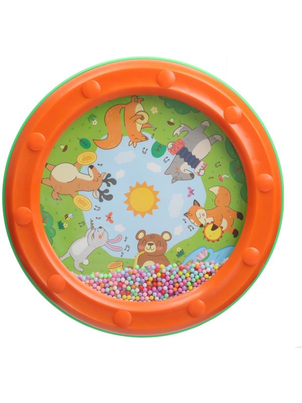 Погремушка «Барабан», 24 см, шум дождя, цвет МИКС, Крошка Я