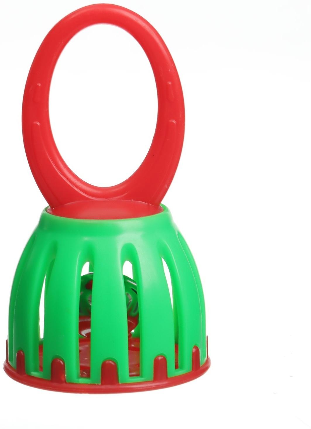 Погремушка «Колокольчик», цвет МИКС, Крошка Я