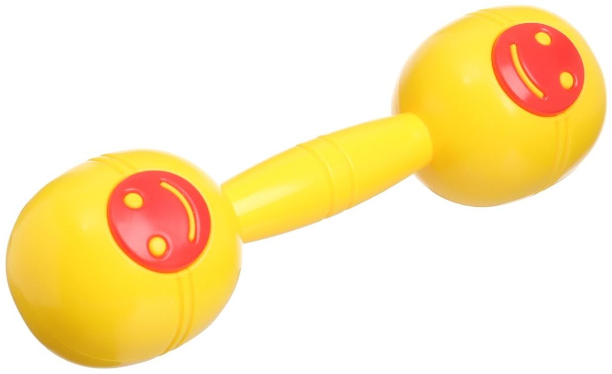 Погремушка «Радость», цвет желтый/красный, Крошка Я