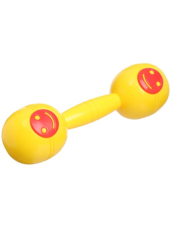 Погремушка «Радость», цвет желтый/красный, Крошка Я