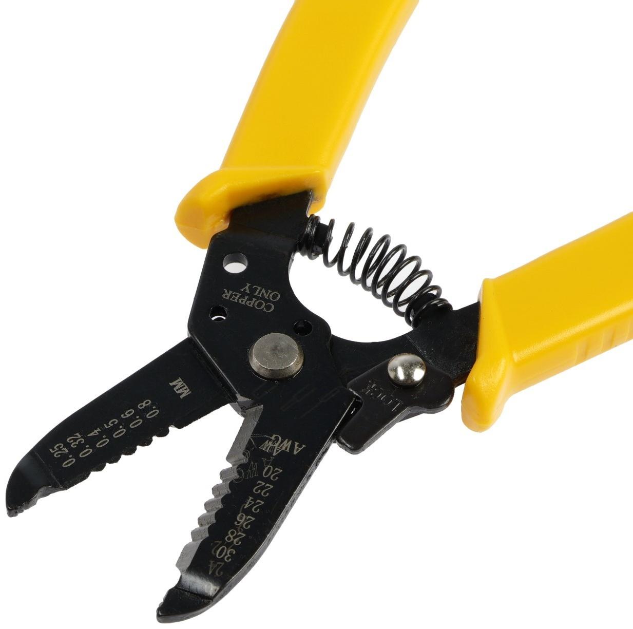 Стриппер ТУНДРА, для зачистки кабеля, 30 - 20 AWG, 0.25 - 0.8 мм