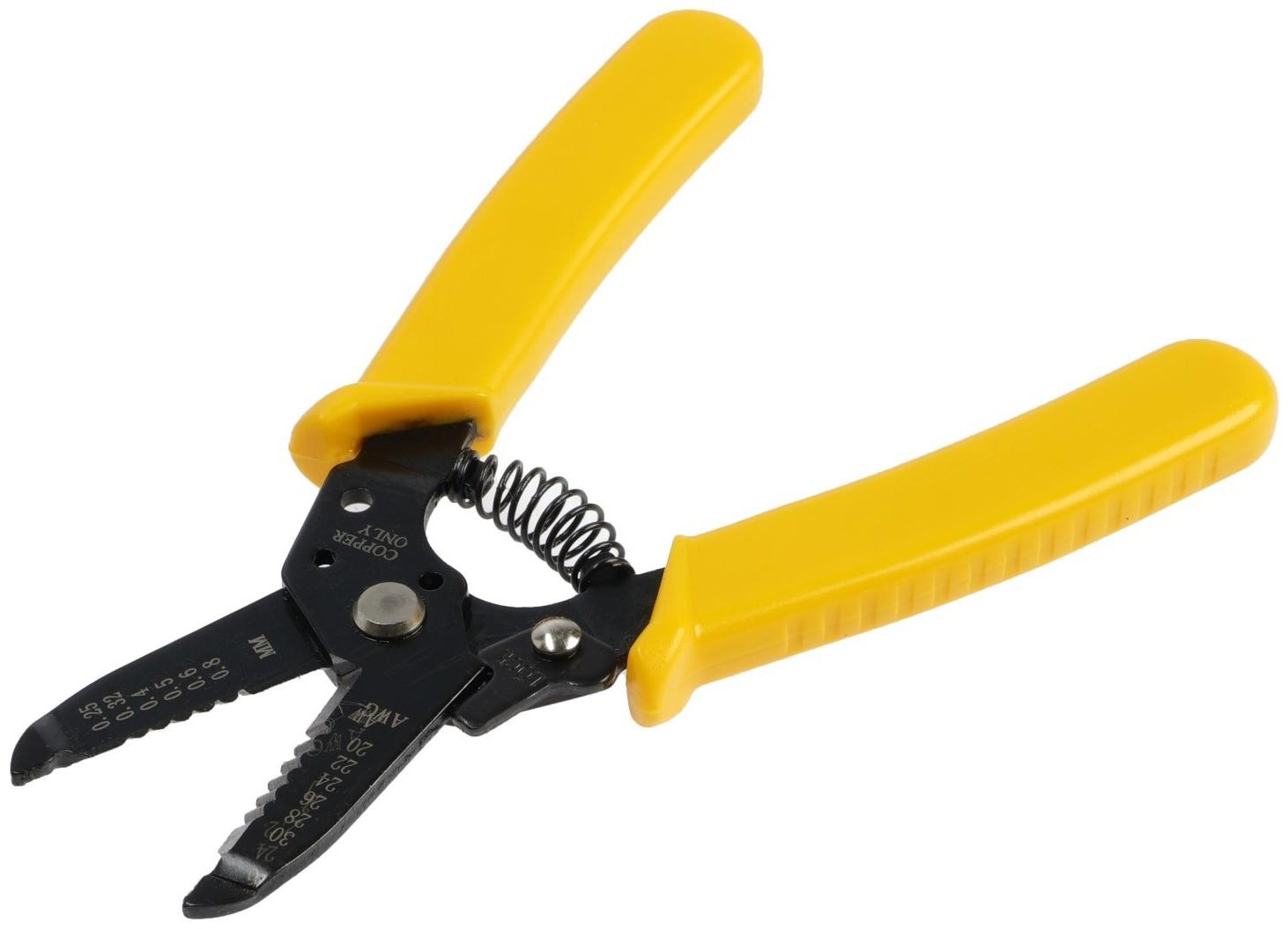 Стриппер ТУНДРА, для зачистки кабеля, 30 - 20 AWG, 0.25 - 0.8 мм