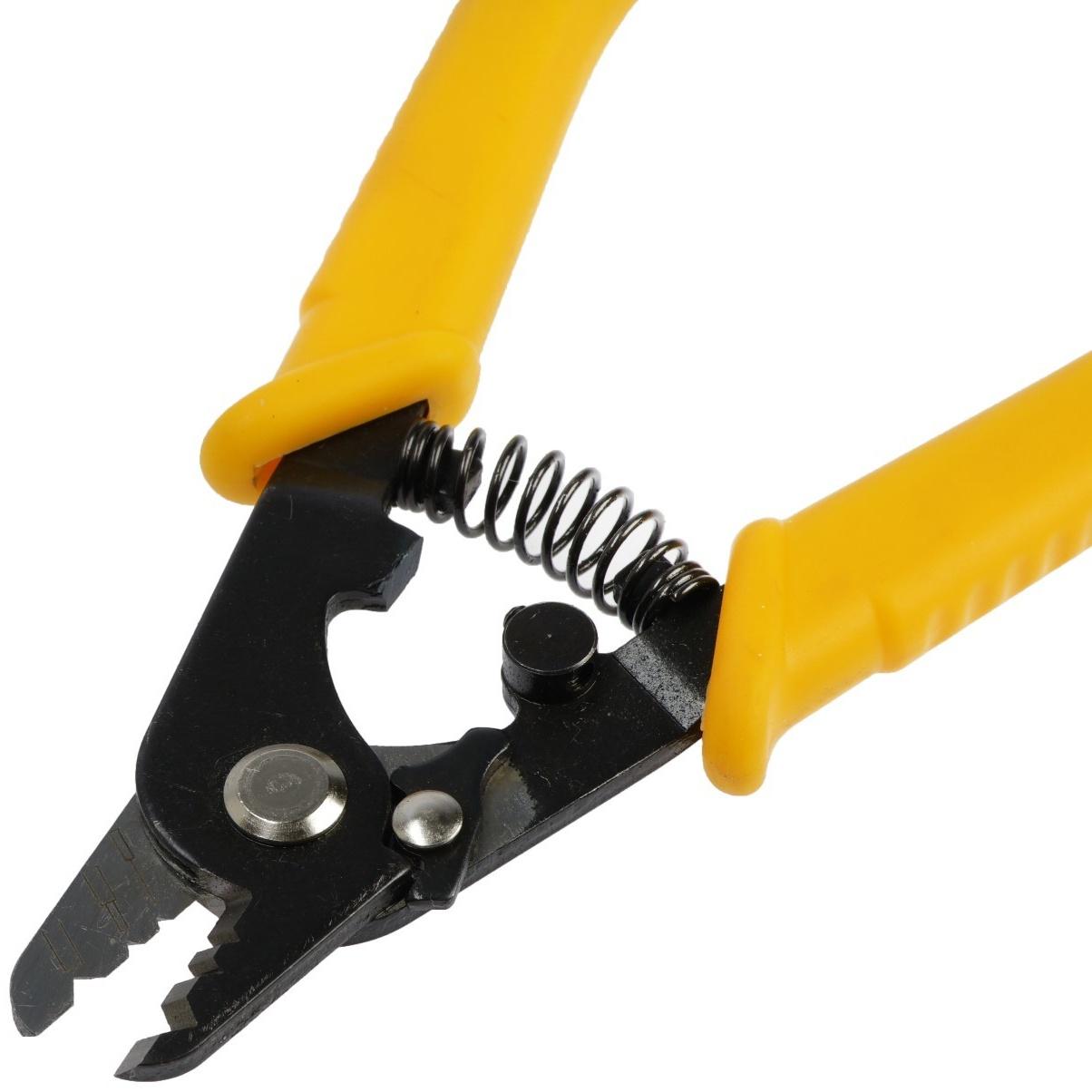 Стриппер ТУНДРА, для зачистки оптоволокна, трех слоев 1.6 - 3.0 мм, 600-900 мкм, 250 мкм