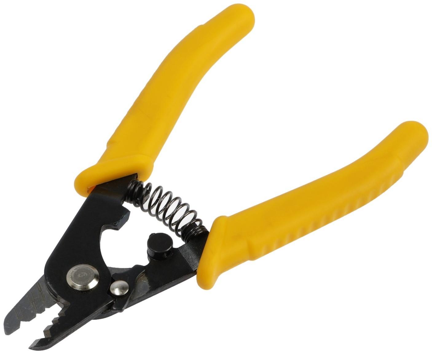 Стриппер ТУНДРА, для зачистки оптоволокна, трех слоев 1.6 - 3.0 мм, 600-900 мкм, 250 мкм