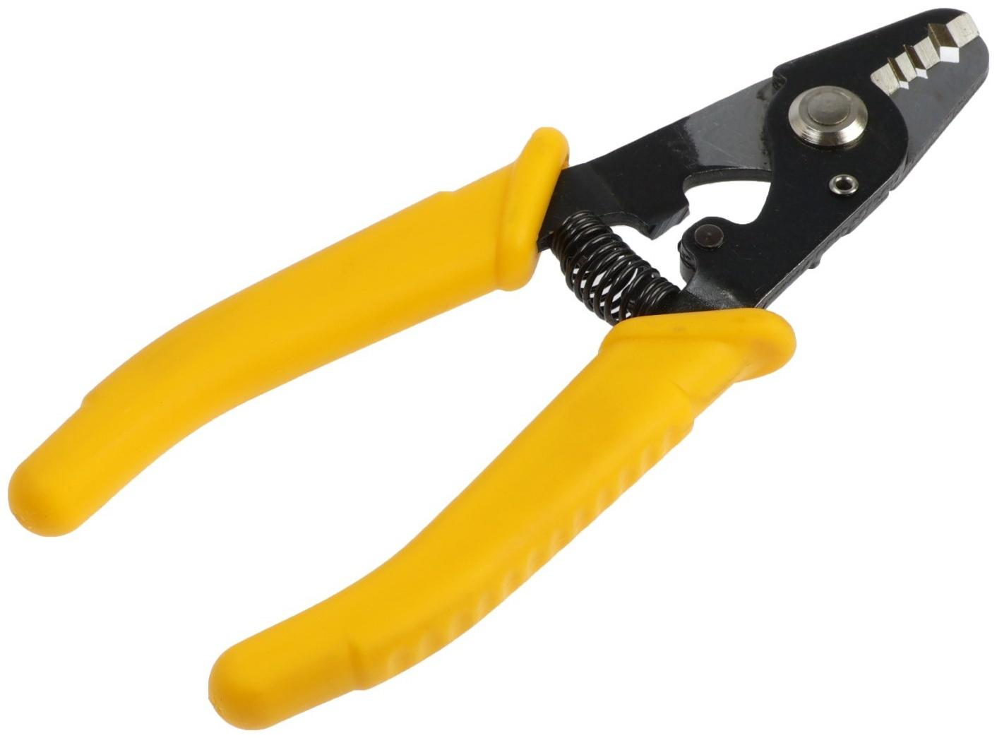 Стриппер ТУНДРА, для зачистки оптоволокна, трех слоев 1.6 - 3.0 мм, 600-900 мкм, 250 мкм