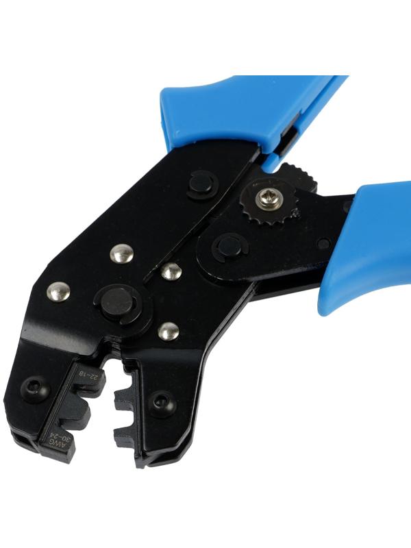 Пресс-клещи ТУНДРА, для обжима автомобильных клемм, 28 - 20 AWG, 0.08 - 0.5 мм2