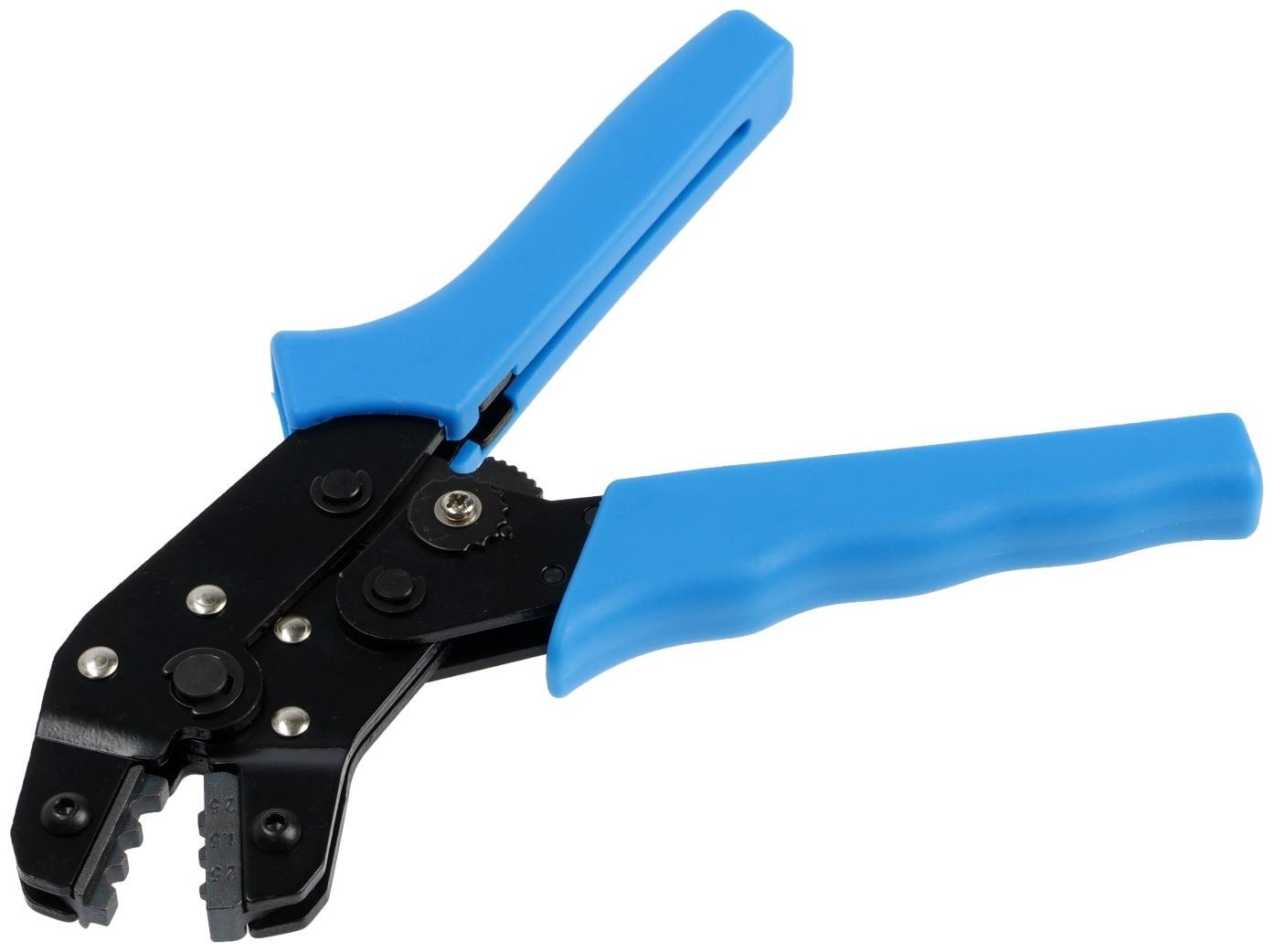 Пресс-клещи ТУНДРА, для обжима неизолированных наконечников, 0.25 - 2.5 мм2