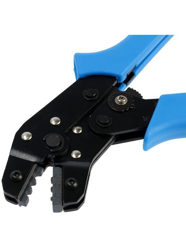 Пресс-клещи ТУНДРА, для обжима неизолированных наконечников, 0.25 - 2.5 мм2