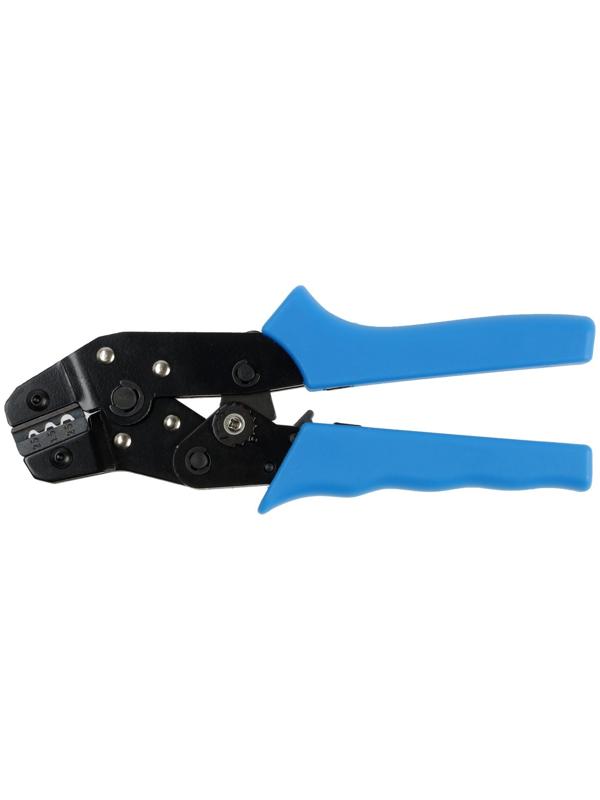 Пресс-клещи ТУНДРА, для обжима неизолированных наконечников, 0.25 - 2.5 мм2