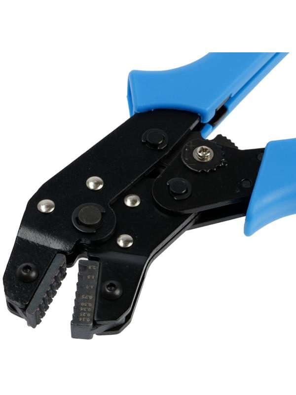 Пресс-клещи ТУНДРА, для обжима втулочных наконечников НШВИ, 0.14 - 2.5 мм2