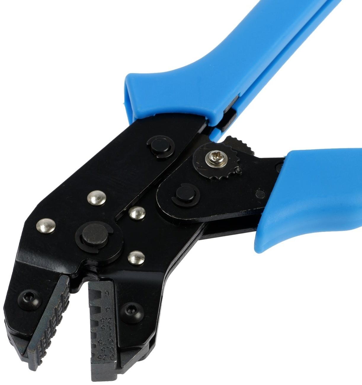 Пресс-клещи ТУНДРА, для обжима втулочных наконечников НШВИ, 0.25 - 6.0 мм2