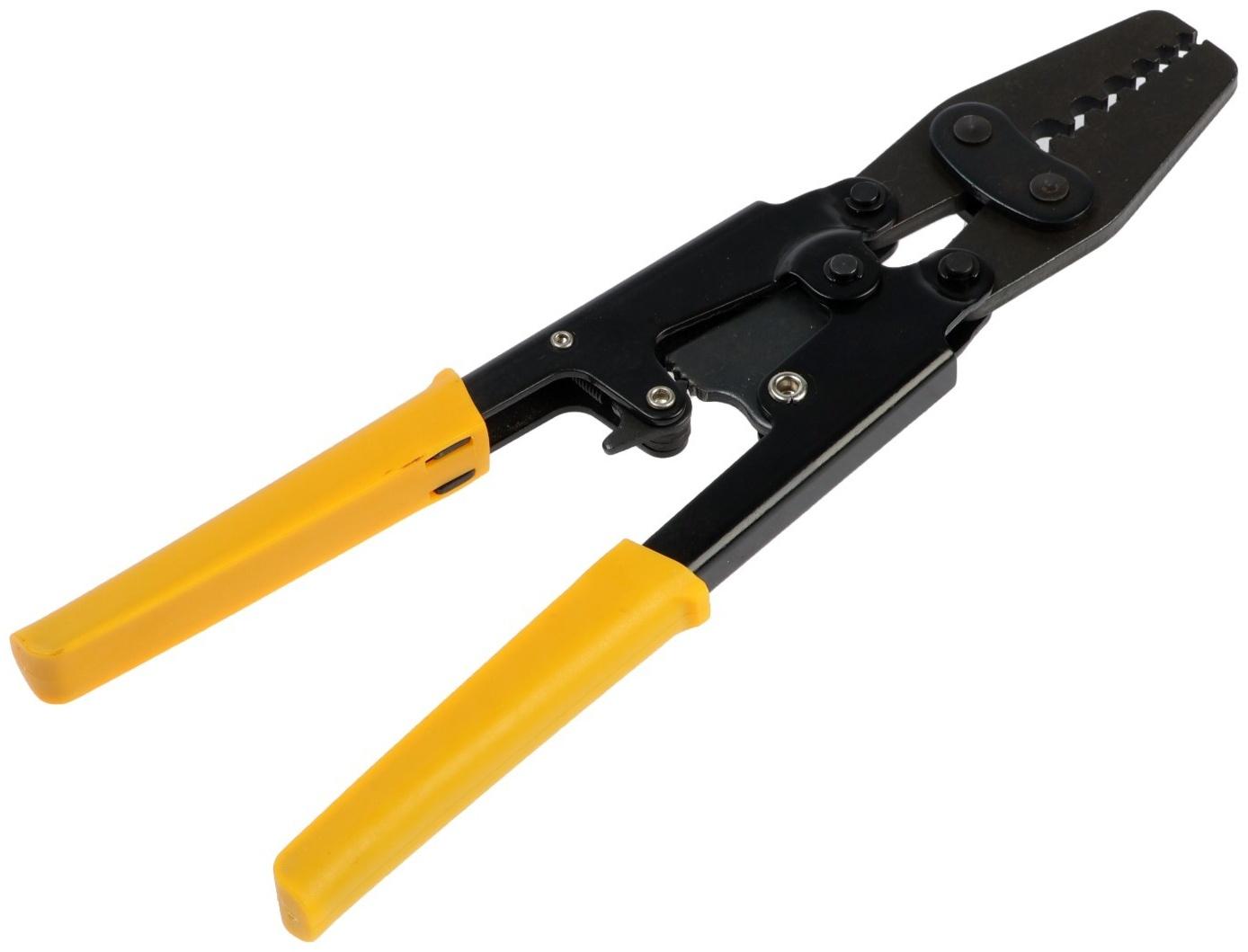 Пресс-клещи ТУНДРА, для опрессовки неизол. медных наконечников и гильз, 0.5 - 6 мм2