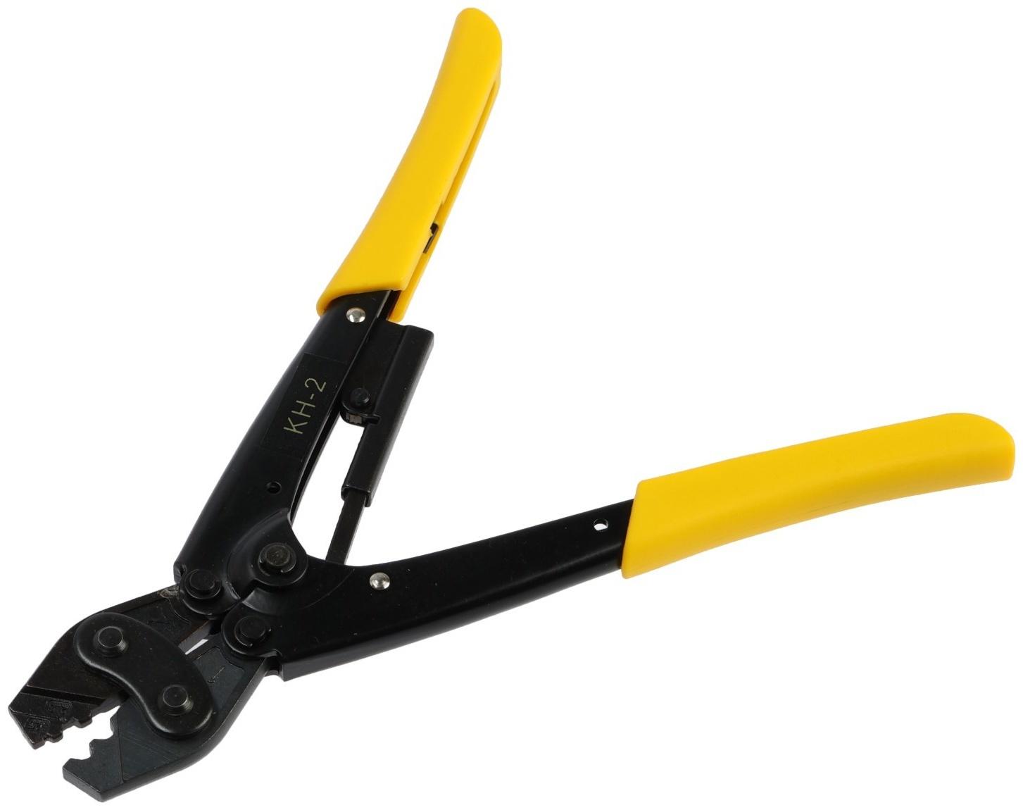 Пресс-клещи ТУНДРА, для опрессовки неизол. медных наконечников и гильз, 1.5 - 16 мм2