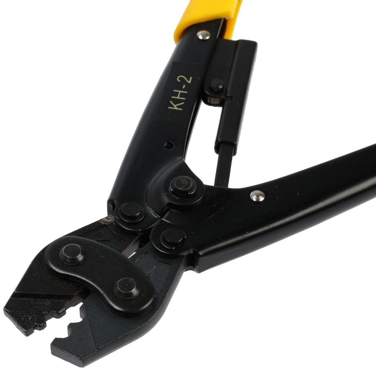 Пресс-клещи ТУНДРА, для опрессовки неизол. медных наконечников и гильз, 1.5 - 16 мм2