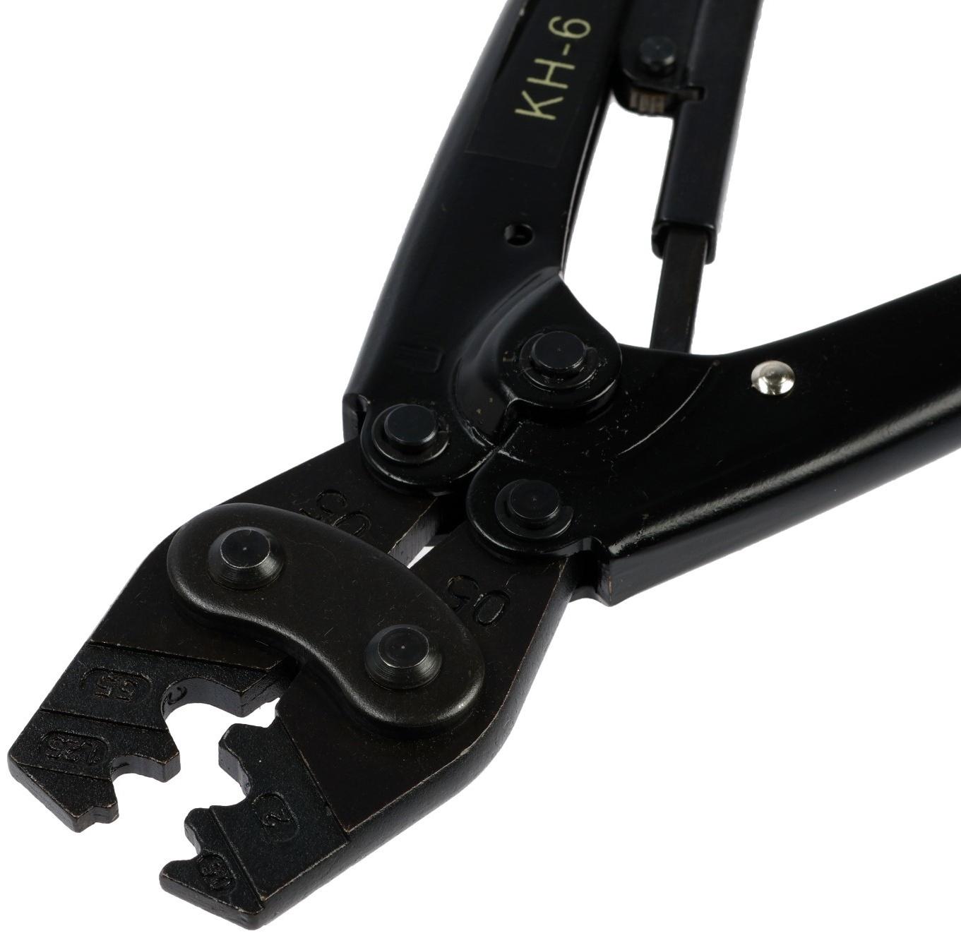 Пресс-клещи ТУНДРА, для опрессовки втулочных наконечников, без регулировки 0.25 - 6 мм2