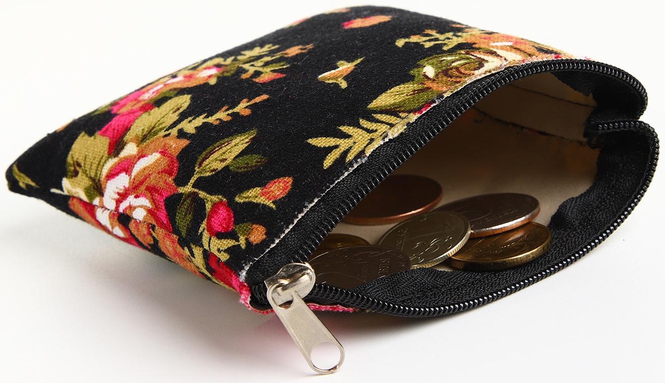 Кошелёк на молнии, цвет МИКС