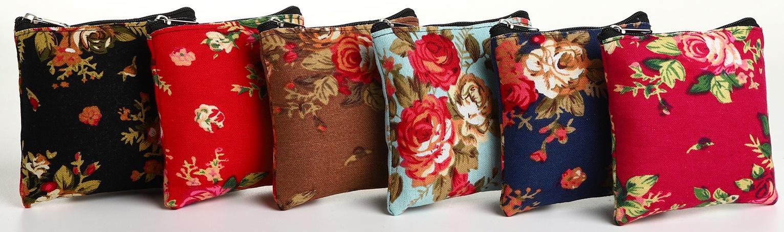 Кошелёк на молнии, цвет МИКС