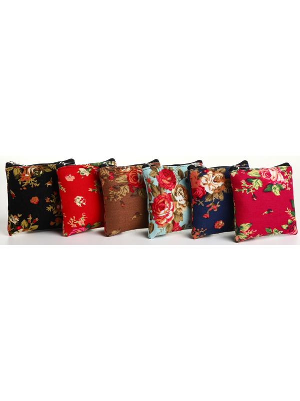 Кошелёк на молнии, цвет МИКС