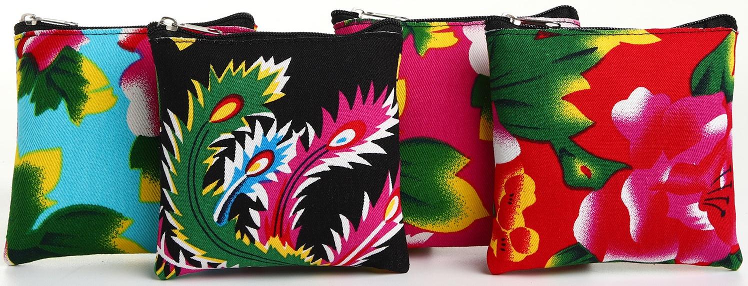 Кошелёк на молнии, цвет МИКС