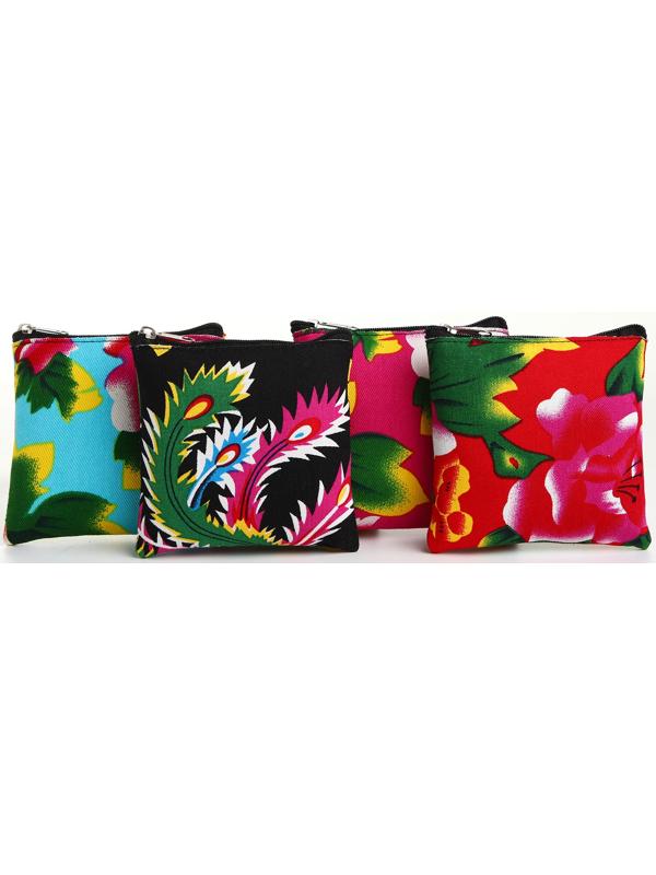 Кошелёк на молнии, цвет МИКС